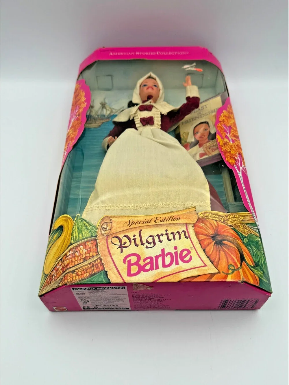 Vintage 1994 Special Edition Pilgrim Barbie from the American Stories Collection